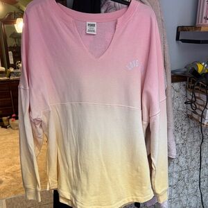 PINK Victoria's Secret Light Pink V-Neck Top